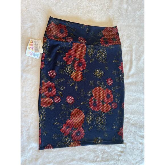 LuLaRoe Dresses & Skirts - LuLaRoe Cassie Floral Pencil Skirt Size Medium NWT